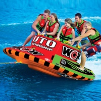 Wow Watersports UTO Starship 5 Person Inflatable Towable Water Ski Tube 15-1110