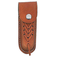 Fury Leather Knife Pouch Fits 113-125mm Brown (15555)