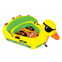 Wow Watersports Lucky Ducky 2 Person Inflatable Towable Water Ski Tube 19-1040