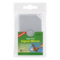 COGHLANS SIGHT-GRID SIGNAL MIRROR - FLASHES UP TO 25 MILES OR 40 KM (COG 0905)