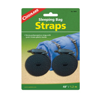 COGHLANS SLEEPING BAG STRAPS - PACK OF 2 - QUICK RELEASE BUCKLE (COG 7890)