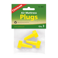COGHLANS AIR MATTRESS PLUGS - PACK OF 3 - FITS MOST AIR MATTRESSES (COG 8049)