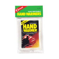 COGHLANS DISPOSABLE HAND WARMERS - PACK OF 4 - UP TO 6 HOURS WARMTH (COG 8797)