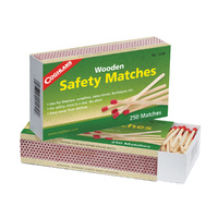 COGHLANS WOODEN SAFETY MATCHES - PACK OF 250 - MULTIPLE USES (COG 1250)