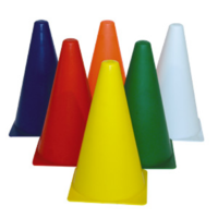 BUFFALO SPORTS PLASTIC WITCHES HATS - 9 INCH / 23CM - SET OF 10