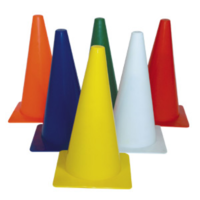 BUFFALO SPORTS PLASTIC WITCHES HATS - 12 INCH / 30CM - SET OF 10