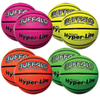 BUFFALO SPORTS HYPER-LITE CELLULAR BASKETBALL SET - SIZE 6/7 - INCLUDES 8 BALLS
