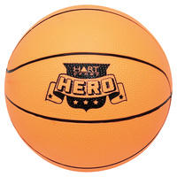HART HERO BASKETBALL - 23CM - BRIGHT COLOURED RUBBER PVC BASKETBALL (33-303)