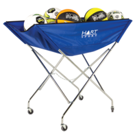 HART HIGH BALL CART - STRONG CHROME PLATED STEEL FRAME - RUBBER CASTERS (4-519)