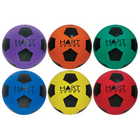 HART COLOUR SOCCER BALL - TOUGH ENOUGH FOR USE ON ANY SURFACE