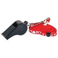 HART PLASTIC WHISTLE WITH LANYARD - HIGH IMPACT ABS PLASTIC WHISTLE (22-109)