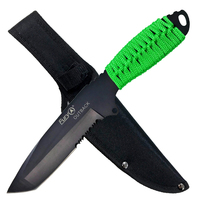 Fury Outback Green Cord Wrapped Knife w/ Sheath 266mm (74426)