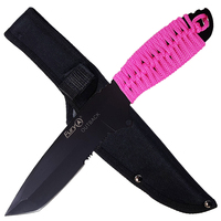 Fury Outback Pink Cord Wrapped Knife w/ Sheath 266mm (74427)