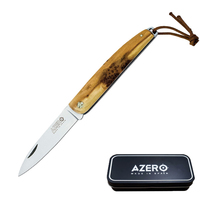 Azero Juniper Wood Pocket Knife 175mm Overall Length (A100181)