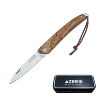 Azero Olive Wood Pocket Knife 175mm Overall Length (A160011)