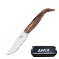 Azero Olive Wood Pocket Knife 175mm Overall Length (A200011)