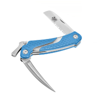 Cuda Titanium Bonded Marlin Spike Folding Knife 110mm Closed Length (CU-18092)