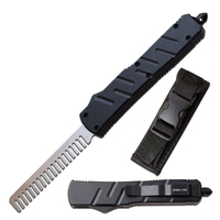 Tac-Force Button Retractable Beard Comb w/ Glassbreaker (K-TF-CB004)