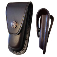 Powa Beam Leather Moulded Pocket Knife Pouch Small 110mm (K56)