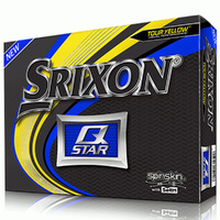 Srixon Q Star Yellow Golf Balls 1 Dozen