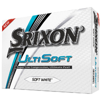 Srixon Ultisoft White Golf Balls 1 Dozen