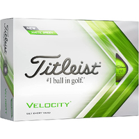 Titleist Velocity Green Golf Balls 1 Dozen