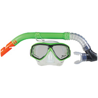 LAND & SEA CLEARWATER SILICONE MASK & SNORKEL SET - MANY COLOURS AVAILABLE