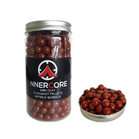 Innercore 9mm Clay Slingshot Ball Pellets Red 500 Pack (S-C9500-R)