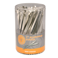 UST Aluminum Heavy Duty Tent Stakes 7 Inch 48 Pack (U-02093SD)