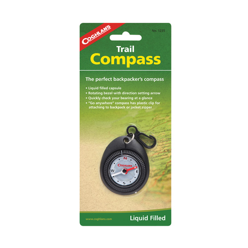 COGHLANS TRAIL COMPASS - THE PERFECT BACKPACKERS COMPASS (COG 1235)