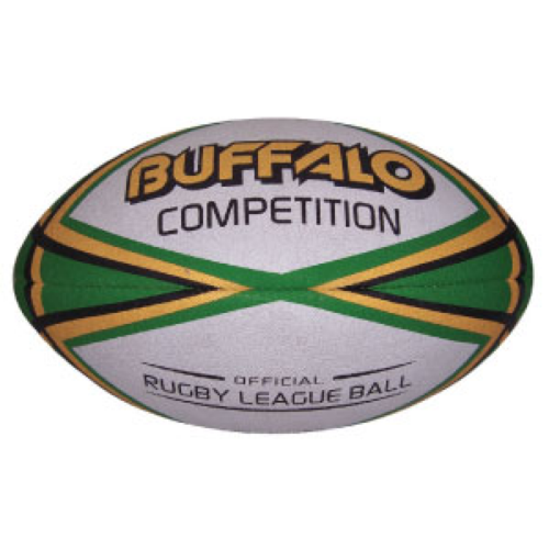 BUFFALO SPORTS COMPETITION RUGBY LEAGUE BALL - SIZE 5 (RUG003)