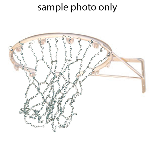 BUFFALO SPORTS CHAIN BASKETBALL HOOP NET - DURABLE IN ALL CONDITIONS (BASK044)