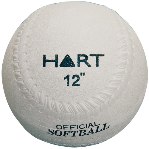 HART RUBBER SOFTBALL - WATERPROOF RUBBER COVER - 11 OR 12 INCH
