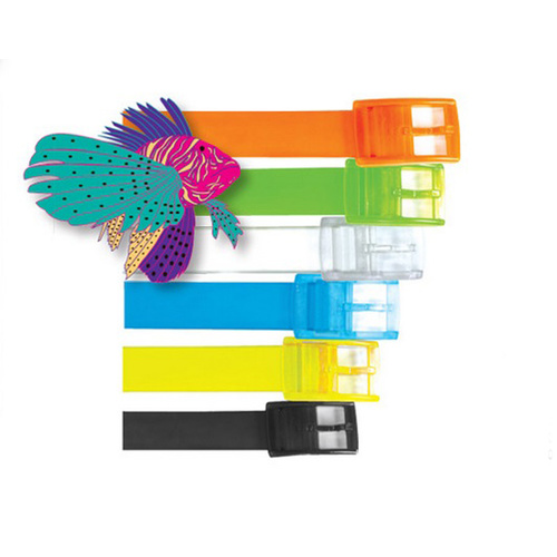 LAND & SEA SILICONE BELT - SENSATIONAL VALUE - 6 GREAT COLOURS AVAILABLE