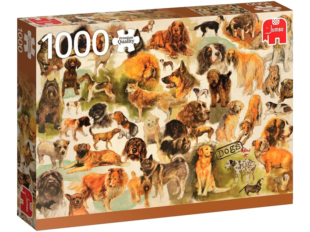 Dogs Poster Jigsaw Puzzles 1000 Pieces (JUM18596) 8710126185964 eBay