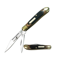 Mustang Pro Stockman Dual Blade Pocket Knife 72mm Closed Length (10351)
