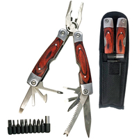 Fury Multi Tool w/ Pakka Wood Handles 112mm Closed Length (11052)