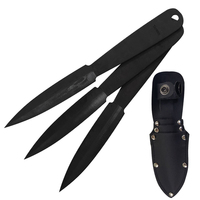 Fury 3 Fury Night Throwing Knives 185mm Overall Length (11404)