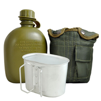 Mustang GI Canteen w/ Cup & Olive Cover 946ml (13629)