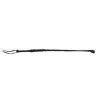 Fury Leather Riding Crop Horse Whip Black (13934)