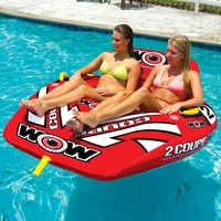 Wow Watersports 2P Person Coupe Inflatable Towable Water Ski Tube 15-1030