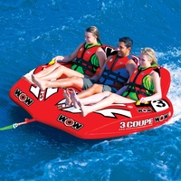 Wow Watersports 3P Person Coupe Inflatable Towable Water Ski Tube 15-1040