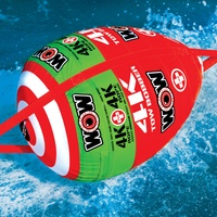 Wow Watersports Tow Bobber Inflatable Towable Tube Water Buoy 15-3000