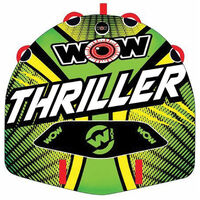 Wow Watersports Thriller 1 Person Inflatable Towable Water Ski Tube 18-1000