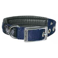 Prestige Pet Soft Padded Adjustable Dog Collar Navy 3/4 Inch x 46cm