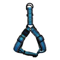 Scream Reflective Step In Dog Harness Loud Blue Medium 2.5 x 50-72cm