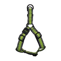 Scream Reflective Step In Dog Harness Loud Green Large 3.2 x 61-86cm