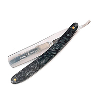 Fury Pro Black Razor Cut Throat Razor 440 Stainless Steel Blade (20700)