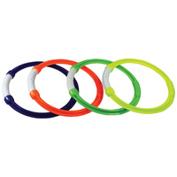 LAND AND SEA PALM BEACH - SET OF 4 POOL DIVE RINGS  - BEACH SAND FUN