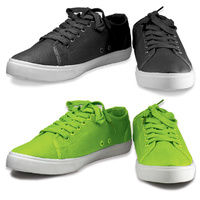ADRENALIN SK8R SHOE - BLACK OR LIME - (SIZE 4 - SIZE 12) SKATE SNEAKER